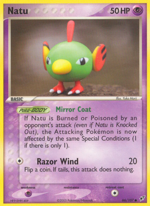 Natu (66/107) [EX: Deoxys] - Comfy Hobbies