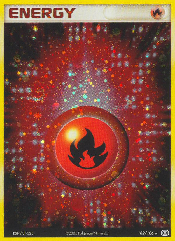 Fire Energy (102/106) [EX: Emerald] - Comfy Hobbies