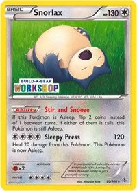 Snorlax (80/106) (Build-a-Bear Workshop Exclusive) [XY: Flashfire] - Comfy Hobbies