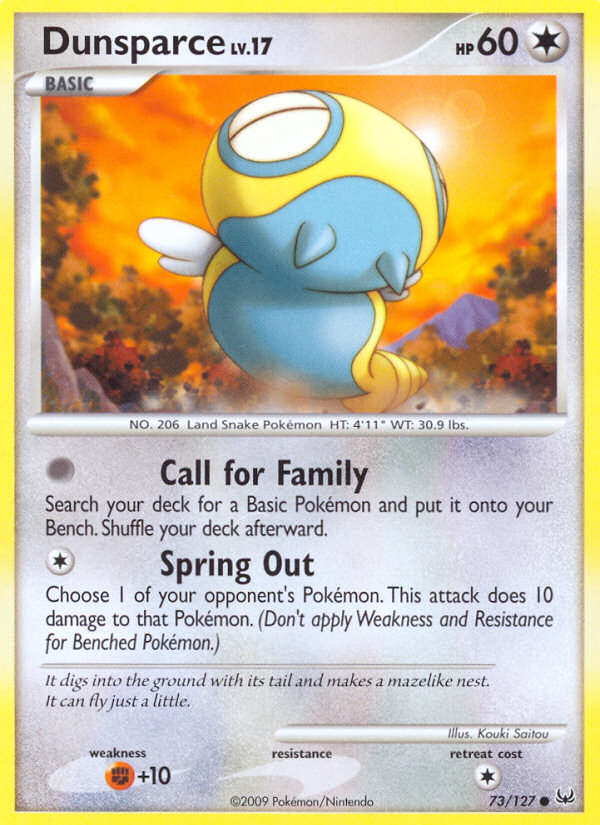 Dunsparce (73/127) [Platinum: Base Set] - Comfy Hobbies