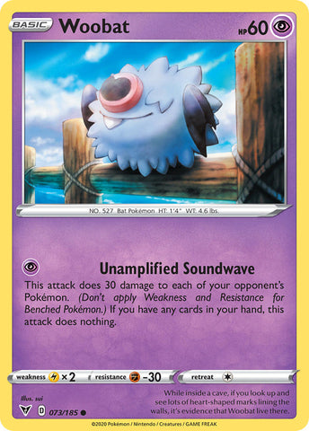 Woobat (073/185) [Sword & Shield: Vivid Voltage] - Comfy Hobbies