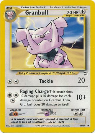 Granbull (37/111) [Neo Genesis Unlimited] - Comfy Hobbies