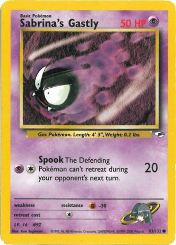 Sabrina's Gastly (93/132) [Gym Heroes Unlimited] - Comfy Hobbies