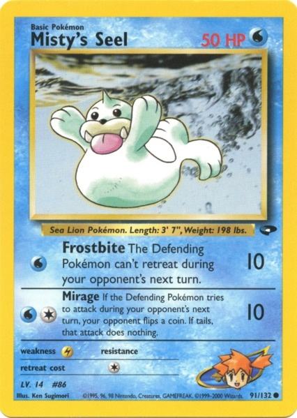 Misty's Seel (91/132) [Gym Challenge Unlimited] - Comfy Hobbies