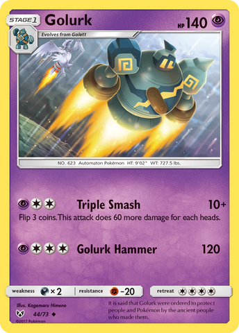 Golurk (44/73) [Sun & Moon: Shining Legends] - Comfy Hobbies
