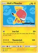 Ash's Pikachu (SM114) [Sun & Moon: Black Star Promos] - Comfy Hobbies