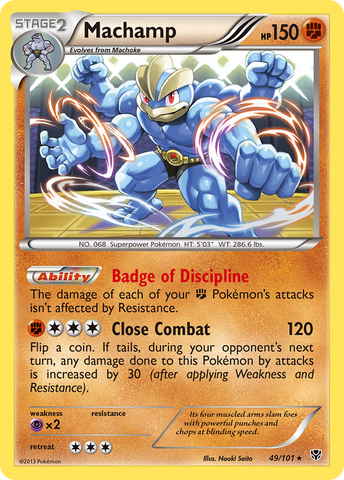 Machamp (49/101) [Black & White: Plasma Blast] - Comfy Hobbies