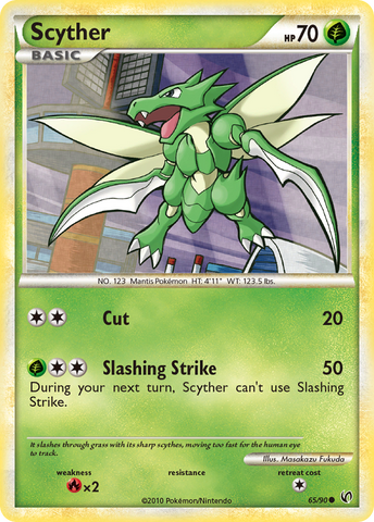 Scyther (65/90) [HeartGold & SoulSilver: Undaunted] - Comfy Hobbies