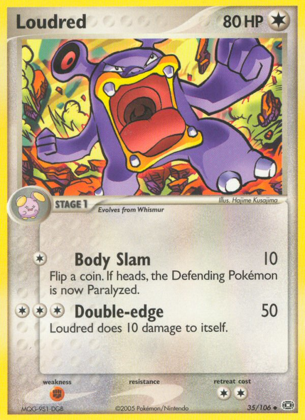 Loudred (35/106) [EX: Emerald] - Comfy Hobbies