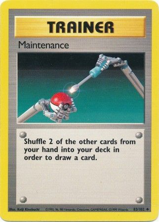 Maintenance (83/102) [Base Set Unlimited] - Comfy Hobbies
