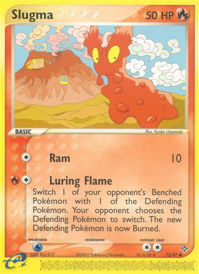 Slugma (72/97) [EX: Dragon] - Comfy Hobbies