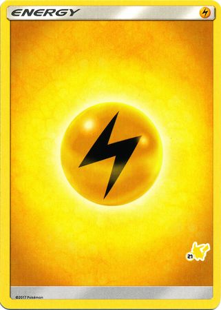 Lightning Energy (Pikachu Stamp #21) [Battle Academy 2020] - Comfy Hobbies