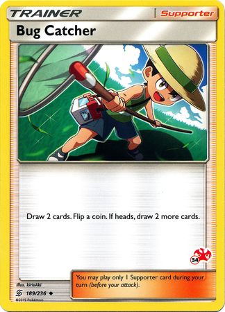 Bug Catcher (189/236) (Charizard Stamp #34) [Battle Academy 2020] - Comfy Hobbies
