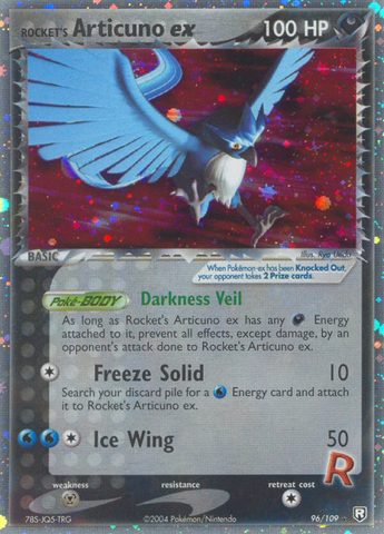 Rocket's Articuno ex (96/109) [EX: Team Rocket Returns] - Comfy Hobbies