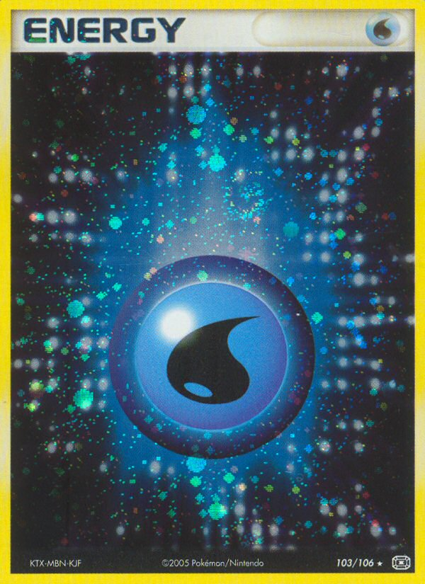 Water Energy (103/106) [EX: Emerald] - Comfy Hobbies