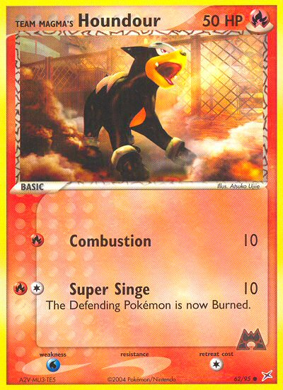 Team Magma's Houndour (62/95) [EX: Team Magma vs Team Aqua] - Comfy Hobbies