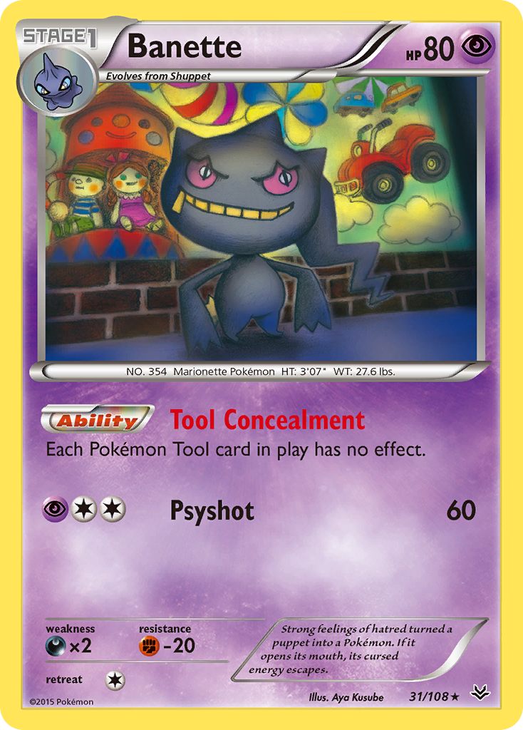 Banette (31/108) [XY: Roaring Skies] - Comfy Hobbies