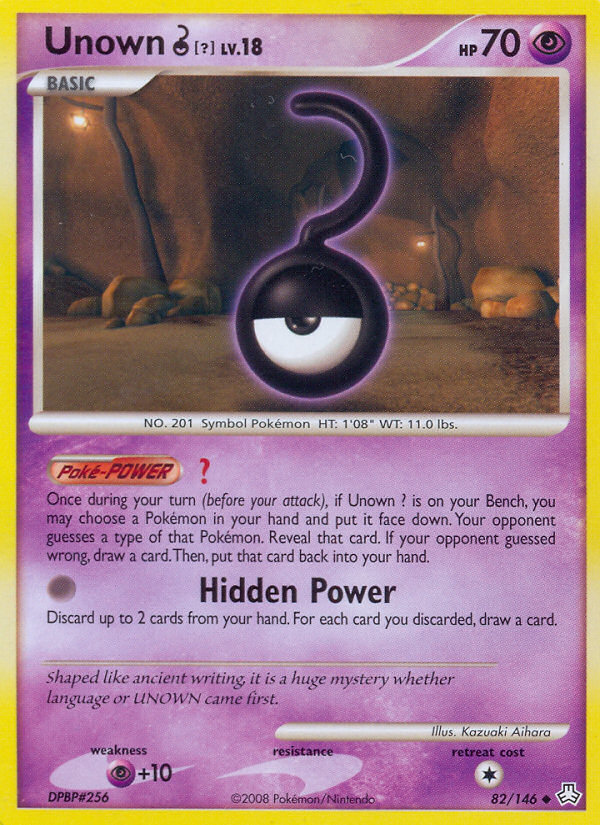 Unown ? (82/146) [Diamond & Pearl: Legends Awakened] - Comfy Hobbies