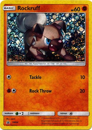 Rockruff (SM06) (General Mills Promo) [Sun & Moon: Black Star Promos] - Comfy Hobbies