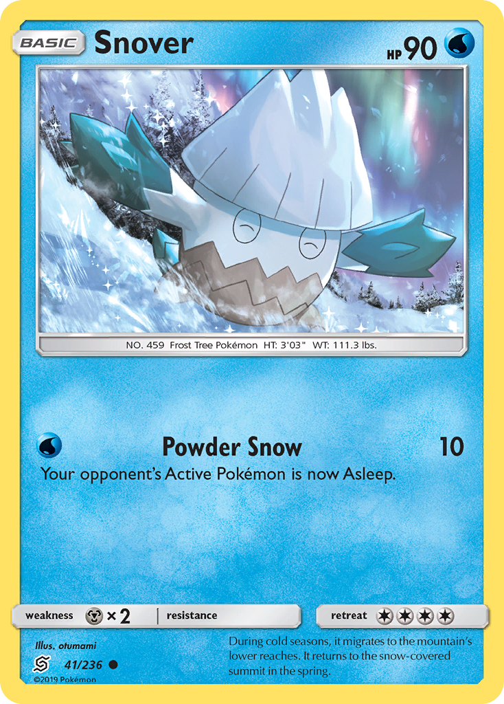 Snover (41/236) [Sun & Moon: Unified Minds] - Comfy Hobbies
