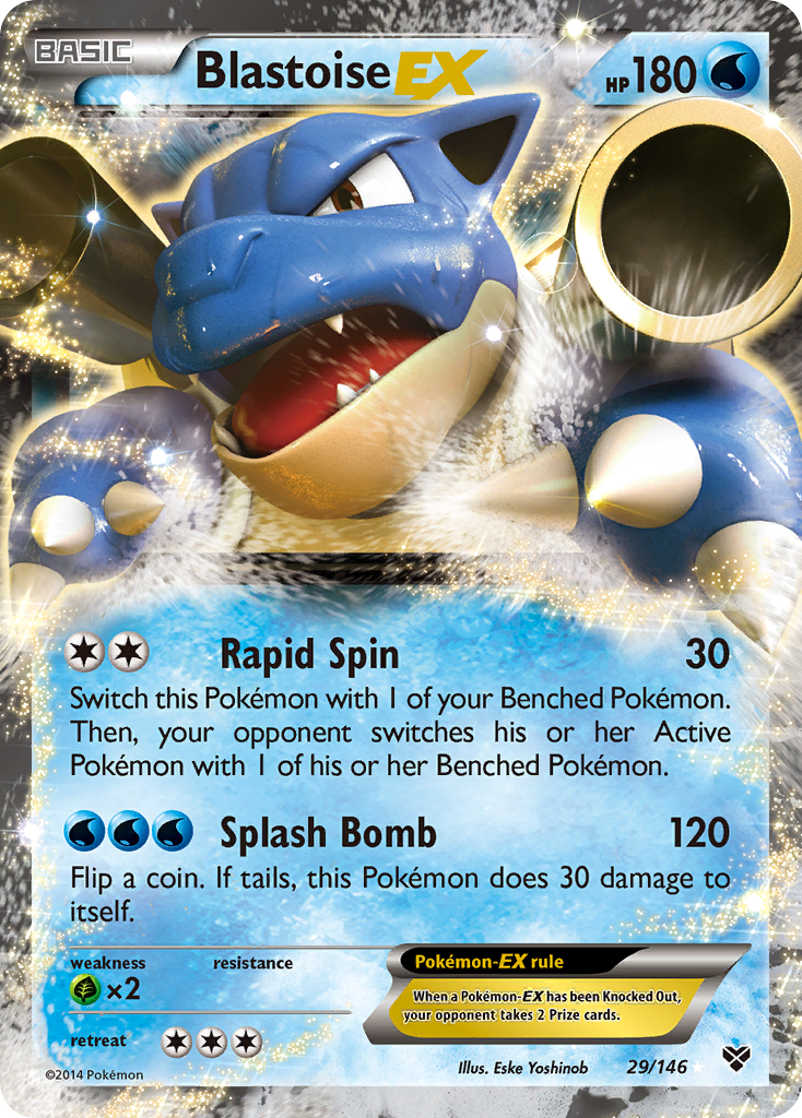 Blastoise EX (29/146) [XY: Base Set] - Comfy Hobbies