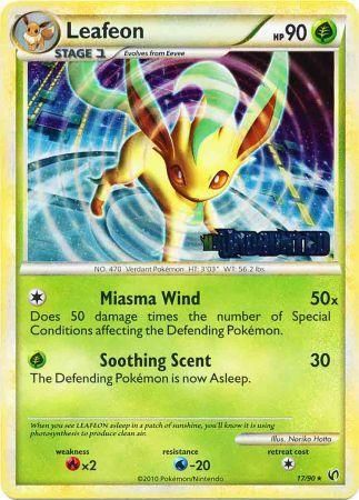 Leafeon (17/90) (Prerelease Promo) [Nintendo: Black Star Promos] - Comfy Hobbies