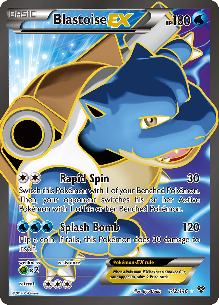 Blastoise EX (142/146) [XY: Base Set] - Comfy Hobbies