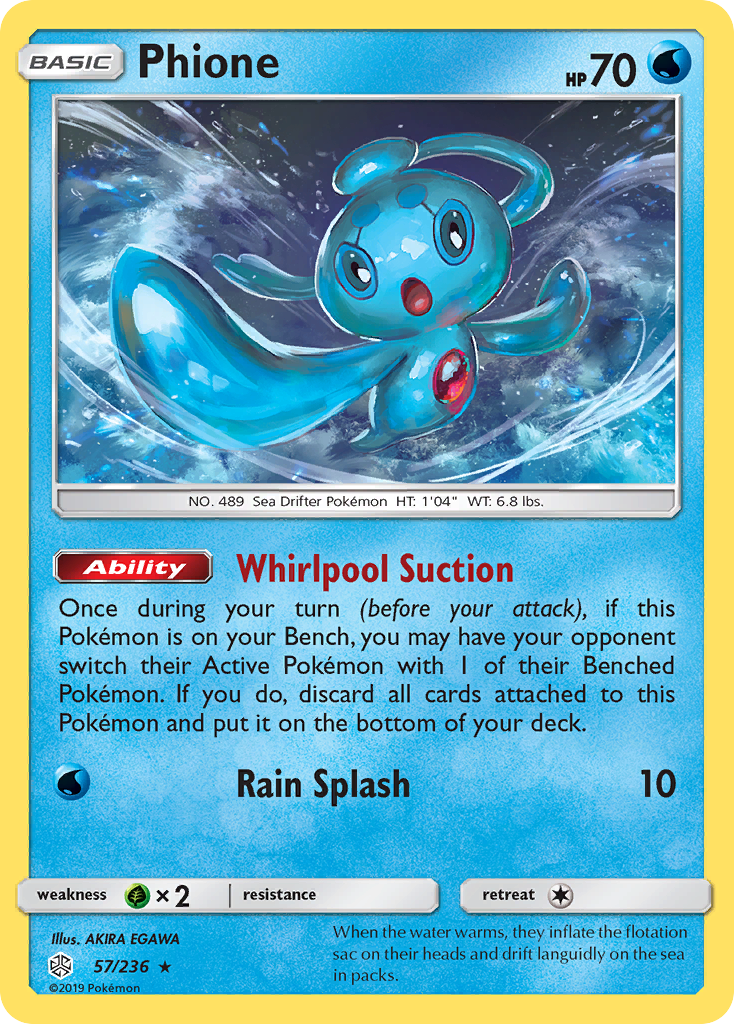 Phione (57/236) [Sun & Moon: Cosmic Eclipse] - Comfy Hobbies