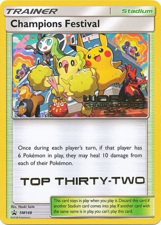 Champions Festival (SM148) (2018 Top Thirty Two) [Sun & Moon: Black Star Promos] - Comfy Hobbies