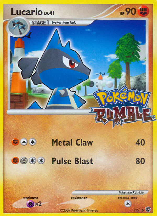 Lucario (12/16) [Pokémon Rumble] - Comfy Hobbies