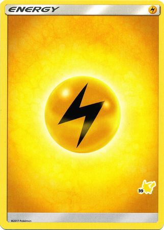 Lightning Energy (Pikachu Stamp #39) [Battle Academy 2020] - Comfy Hobbies