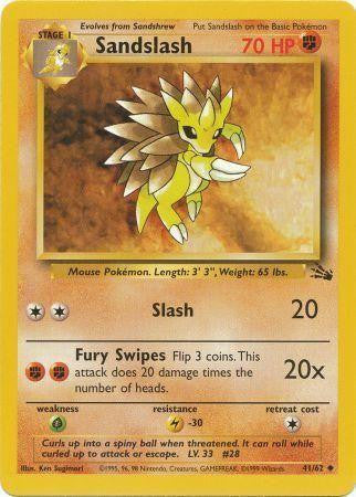 Sandslash (41/62) [Fossil Unlimited] - Comfy Hobbies