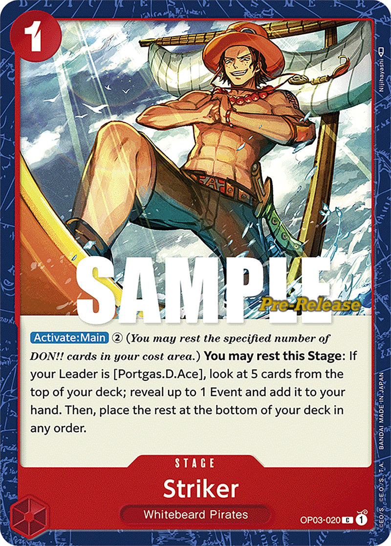 Striker [Pillars of Strength Pre-Release Cards] - Comfy Hobbies