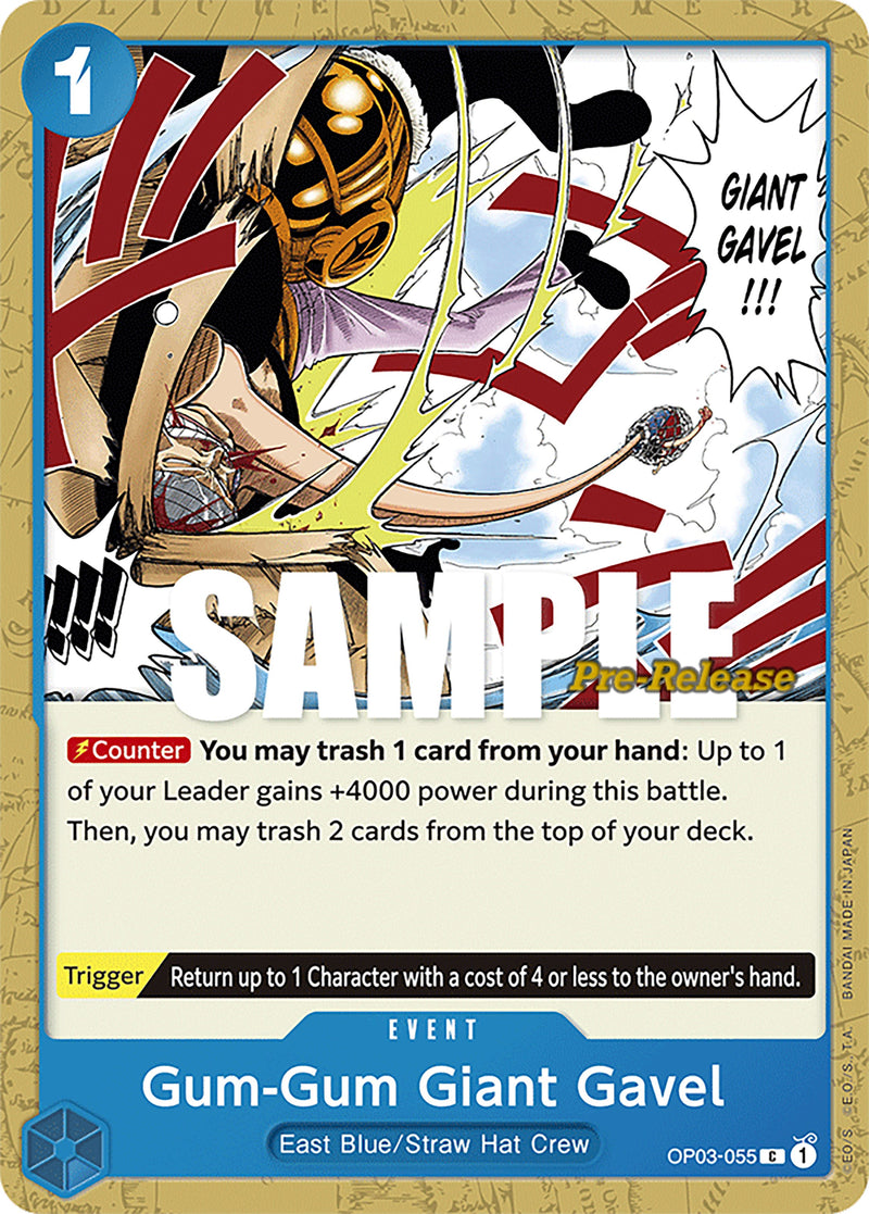 Gum-Gum Giant Gavel [Pillars of Strength Pre-Release Cards] - Comfy Hobbies