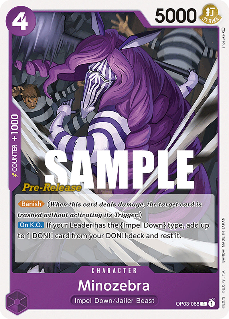 Minozebra [Pillars of Strength Pre-Release Cards] - Comfy Hobbies