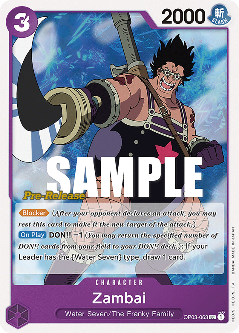 Zambai [Pillars of Strength Pre-Release Cards] - Comfy Hobbies