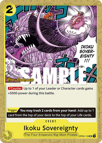 Ikoku Sovereignty [Pillars of Strength Pre-Release Cards] - Comfy Hobbies