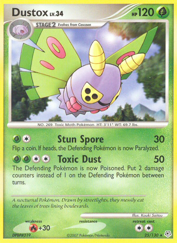 Dustox (25/130) [Diamond & Pearl: Base Set] - Comfy Hobbies