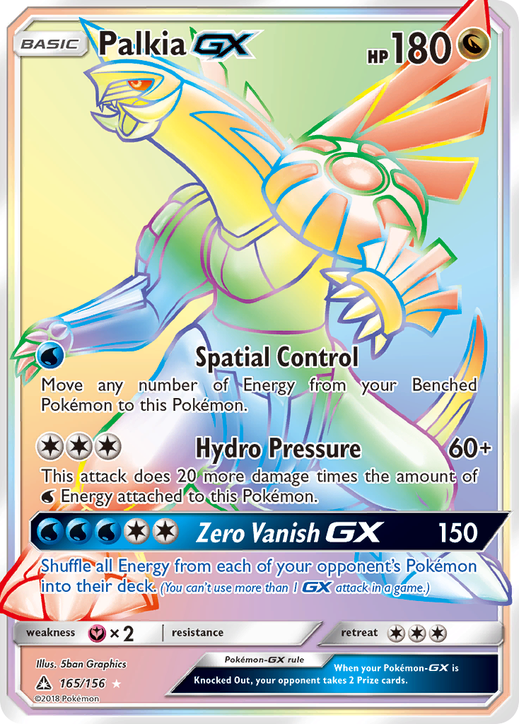 Palkia GX (165/156) [Sun & Moon: Ultra Prism] - Comfy Hobbies