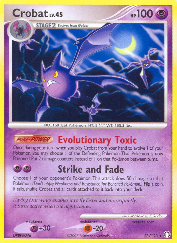 Crobat (23/123) [Diamond & Pearl: Mysterious Treasures] - Comfy Hobbies