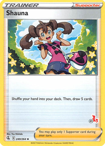 Shauna (240/264) (Cinderace Stamp #21) [Battle Academy 2022] - Comfy Hobbies