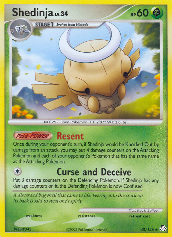 Shedinja (40/146) [Diamond & Pearl: Legends Awakened] - Comfy Hobbies