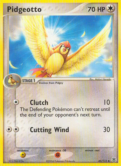 Pidgeotto (45/112) [EX: FireRed & LeafGreen] - Comfy Hobbies