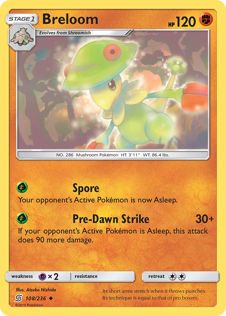 Breloom (108/236) [Sun & Moon: Unified Minds] - Comfy Hobbies