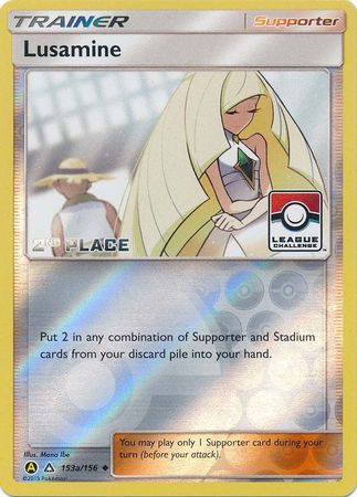 Lusamine (153a/156) (League Challenge Alt Art 2nd Place) [Sun & Moon: Ultra Prism] - Comfy Hobbies