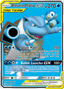 Blastoise & Piplup GX (214/236) [Sun & Moon: Cosmic Eclipse] - Comfy Hobbies