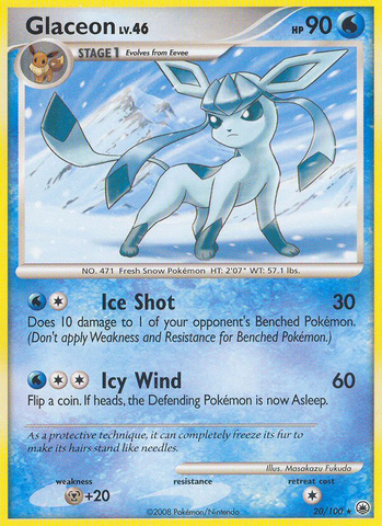 Glaceon (20/100) [Diamond & Pearl: Majestic Dawn] - Comfy Hobbies
