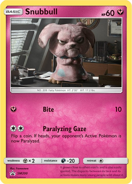 Snubbull (SM200) [Sun & Moon: Black Star Promos] - Comfy Hobbies