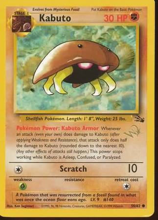 Kabuto (50/62) (W Stamped Promo) [Fossil Unlimited] - Comfy Hobbies