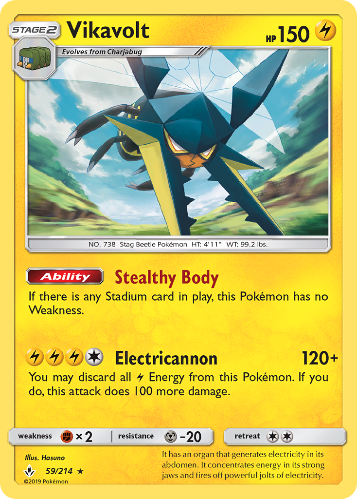 Vikavolt (59/214) [Sun & Moon: Unbroken Bonds] - Comfy Hobbies